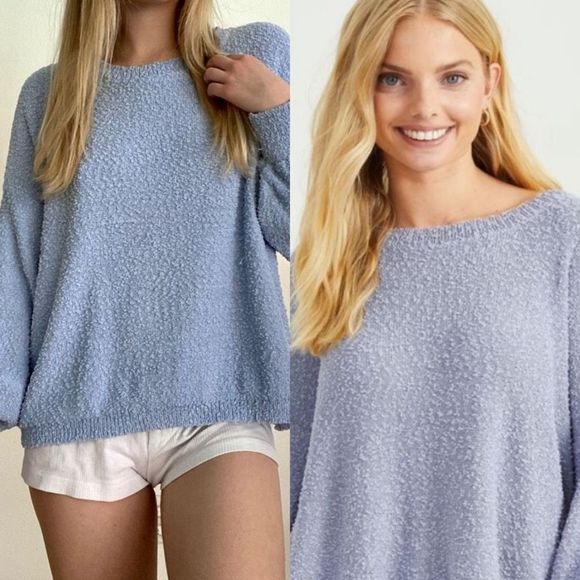 Altar'd State Sweaters - Altar'd State Blue Susan Pullover Sweater Size Small